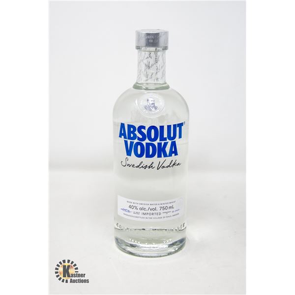ABSOLUT VODKA 40% 750ML