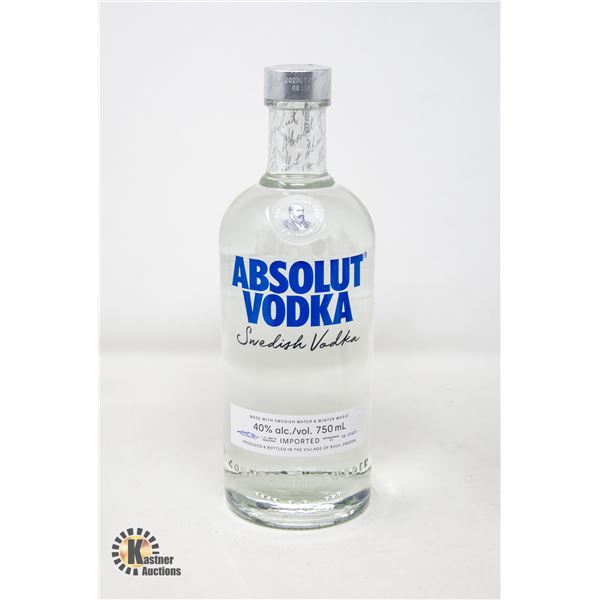 ABSOLUT VODKA 40% 750ML