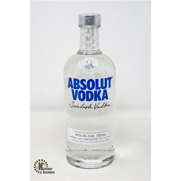 ABSOLUT VODKA 40% 750ML