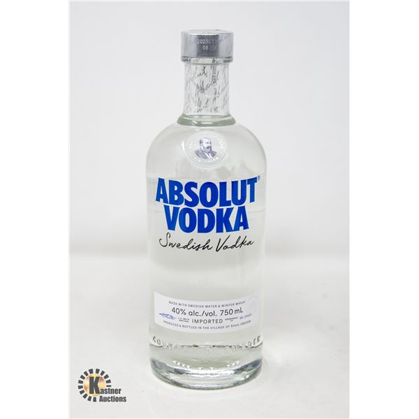 ABSOLUT VODKA 40% 750ML