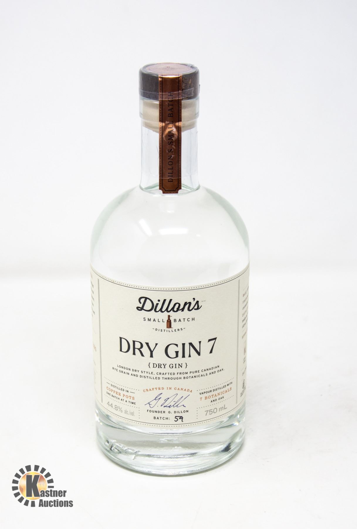 DILLON'S SMALL BATCH DRY GIN SEVEN 750ML 44.8%