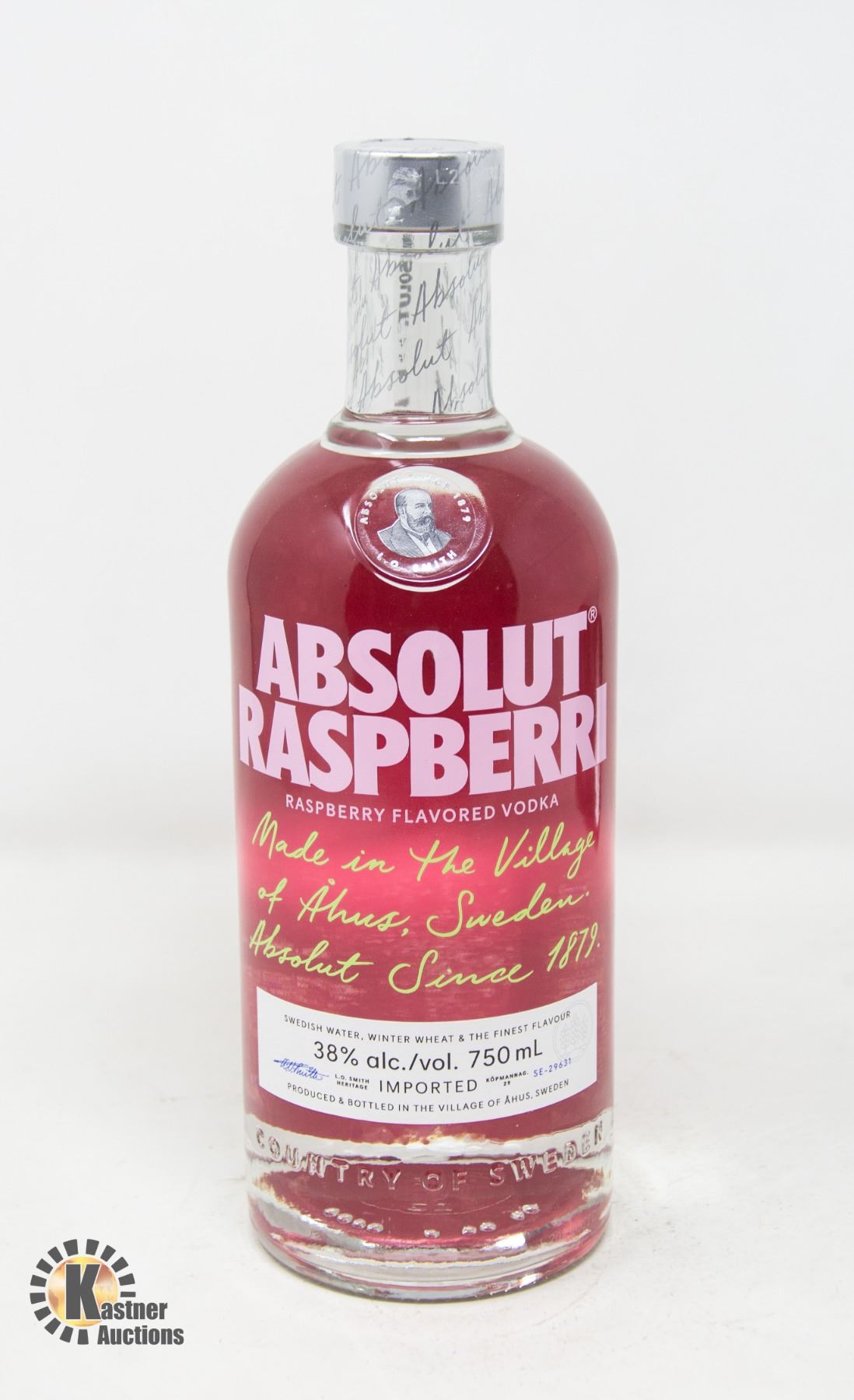 ABSOLUT RASPBERRY VODKA 750ML 38%