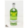 Image 1 : ABSOLUT LIME VODKA 750ML 40%