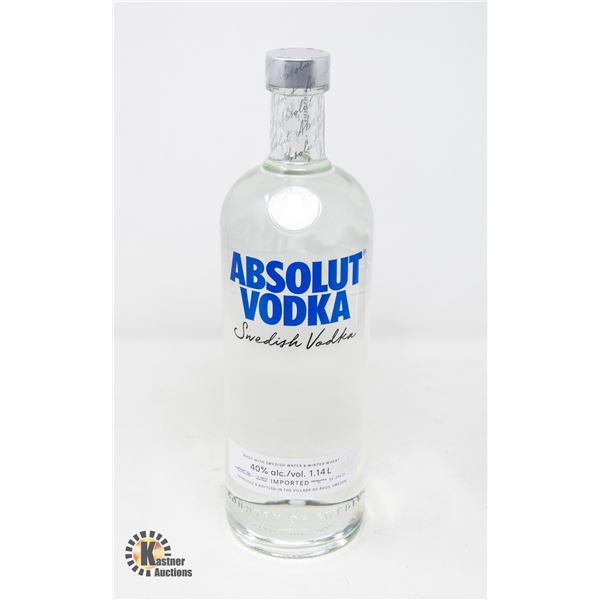 ABSOLUT VODKA 40% 1.14L