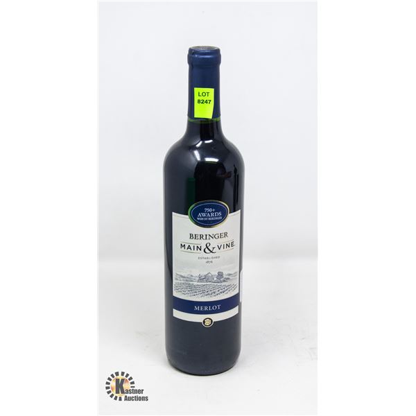BERINGER MERLOT 750ML 12.5%