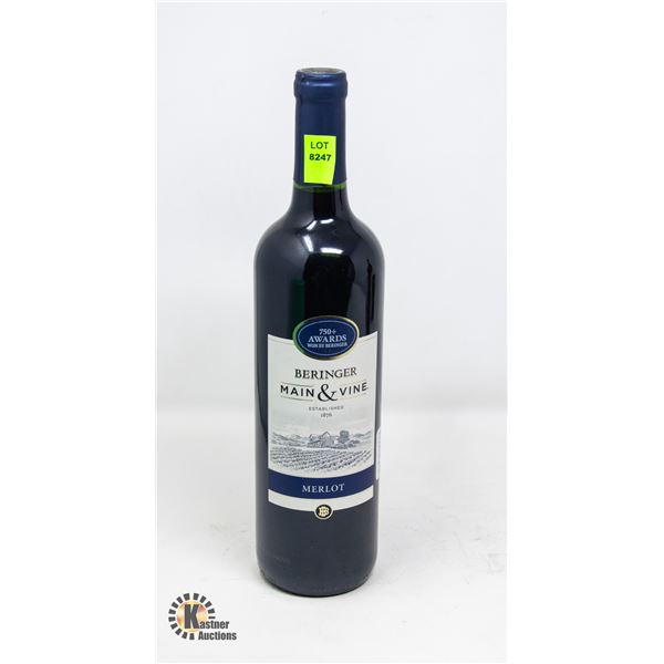 BERINGER MERLOT 750ML 12.5%