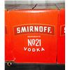 Image 1 : CASE OF 12 SMIRNOFF 750ML NO.21 VODKA 40%