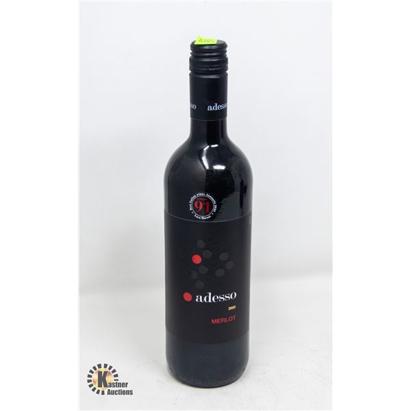 2020 ADESSO MERLOT 750ML 12%