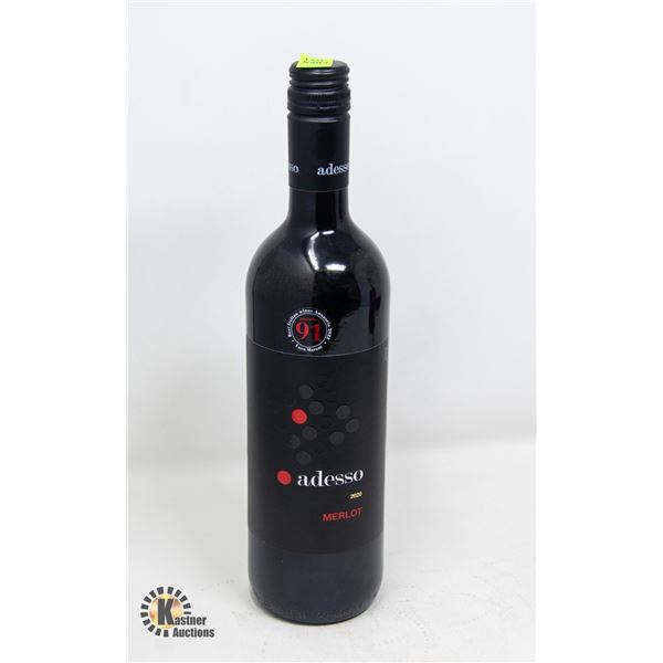 2020 ADESSO MERLOT 750ML 12%