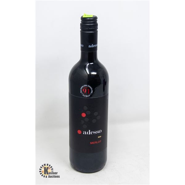 2020 ADESSO MERLOT 750ML 12%