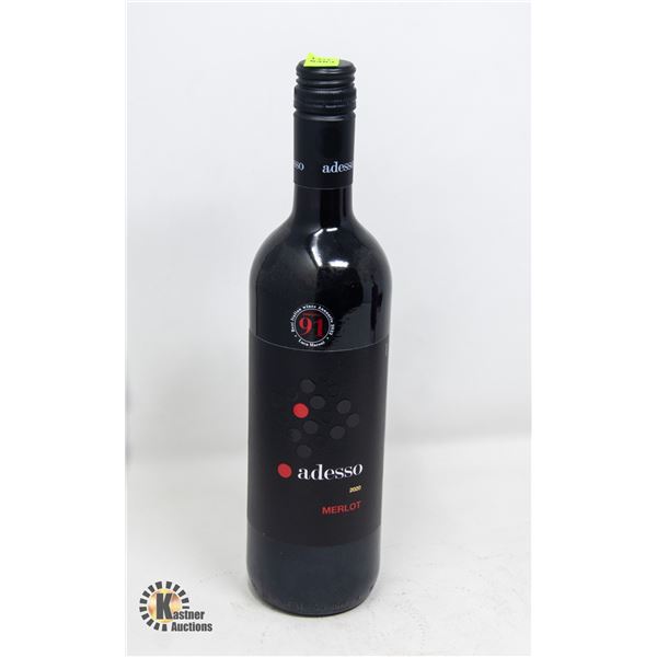 2020 ADESSO MERLOT 750ML 12%