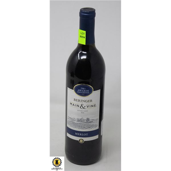 BERINGER MERLOT 750ML 12.5%