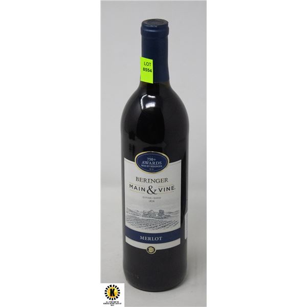 BERINGER MERLOT 750ML 12.5%