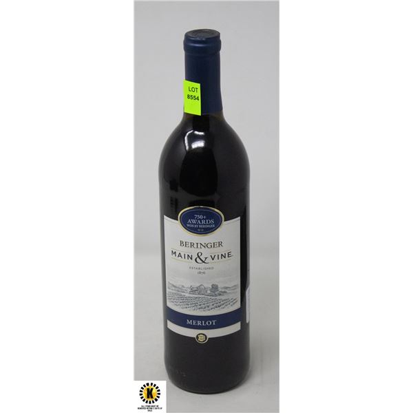 BERINGER MERLOT 750ML 12.5%