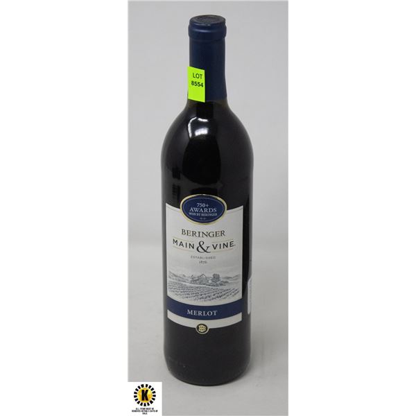 BERINGER MERLOT 750ML 12.5%