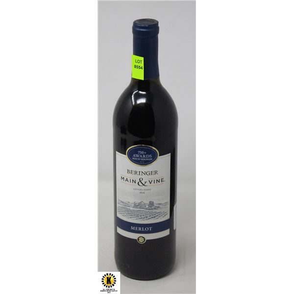 BERINGER MERLOT 750ML 12.5%