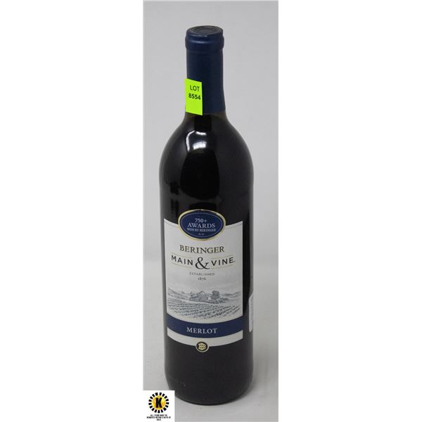 BERINGER MERLOT 750ML 12.5%