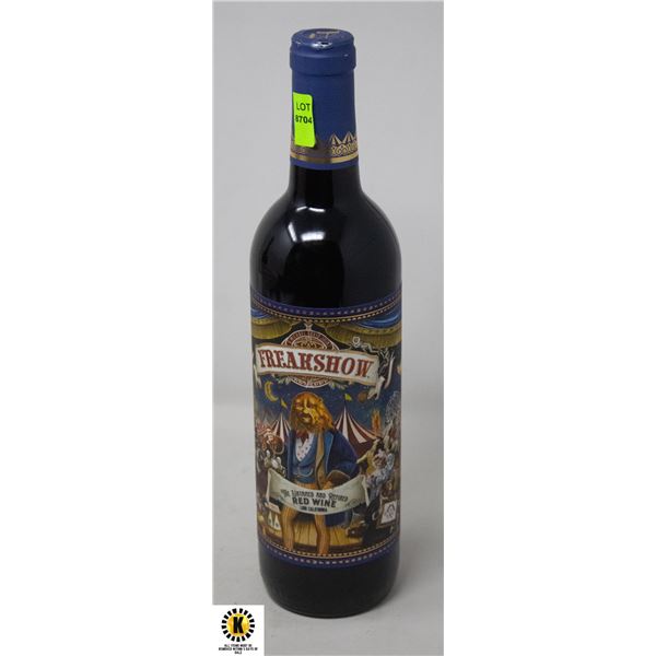2021 FREAKSHOW RED WINE 750ML 15%