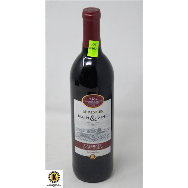 BERINGER CANERNET SAUVIGNON 750ML 13%