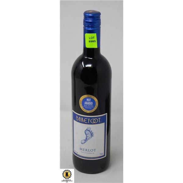 BAREFOOT MERLOT 750ML 13.5%