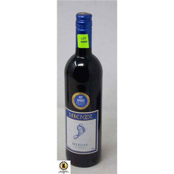 BAREFOOT MERLOT 750ML 13.5%