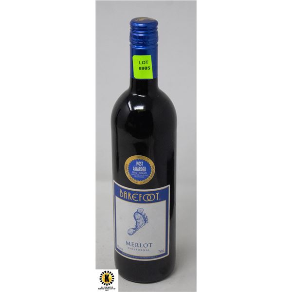 BAREFOOT MERLOT 750ML 13.5%