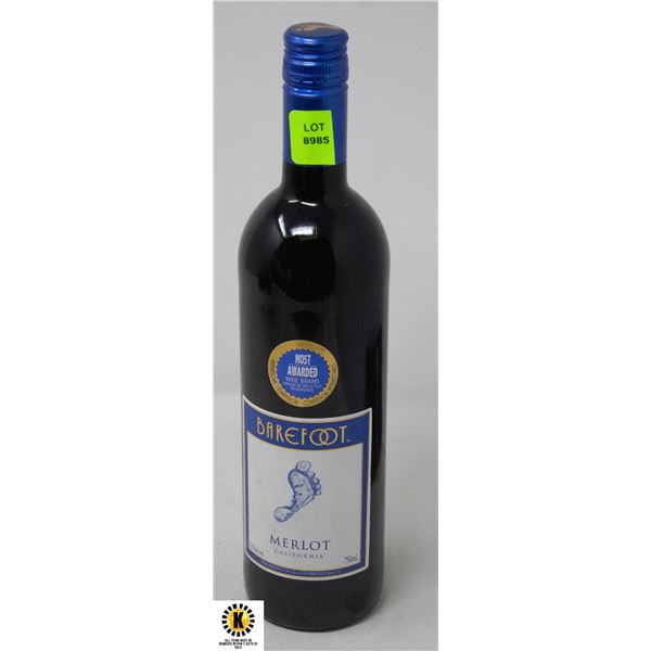 BAREFOOT MERLOT 750ML 13.5%