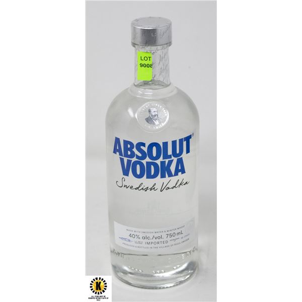 ABSOLUT VODKA 40% 750ML