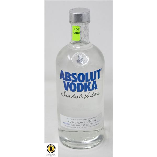 ABSOLUT VODKA 40% 750ML