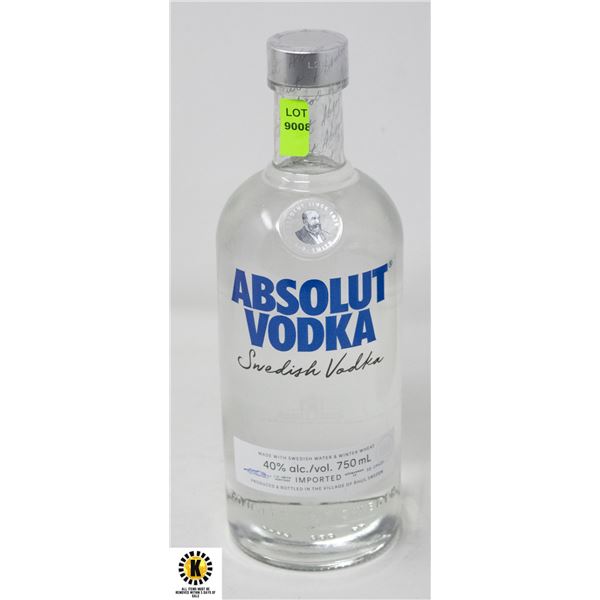ABSOLUT VODKA 40% 750ML