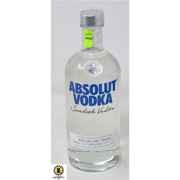 ABSOLUT VODKA 40% 750ML