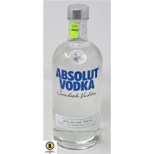 ABSOLUT VODKA 40% 750ML
