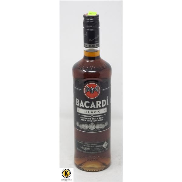 BACARDI BLACK SUPERIOR BLACK RUM 750ML 40%