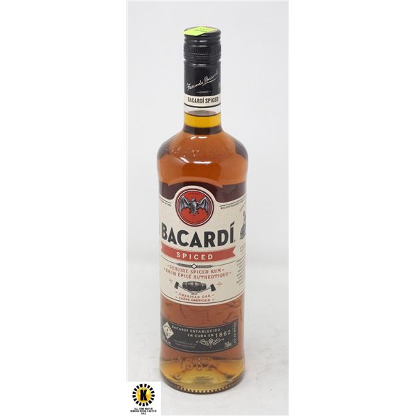 BACARDI SPICED RUM 750ML 35%