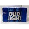 Image 1 : CASE OF 24 BOTTLES BUD LIGHT 341ML 4%