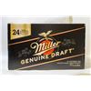 Image 1 : CASE OF 24 BOTTLES MILLER 355ML 4.7%