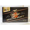 Image 1 : CASE OF 24 BOTTLES MILLER 355ML 4.7%