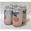 Image 1 : 4 PACK BLACKFLY GIN SODA FIZZ GRAPEFRUIT FLAVOR