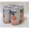 Image 1 : 4 PACK BLACKFLY GIN SODA FIZZ GRAPEFRUIT FLAVOR