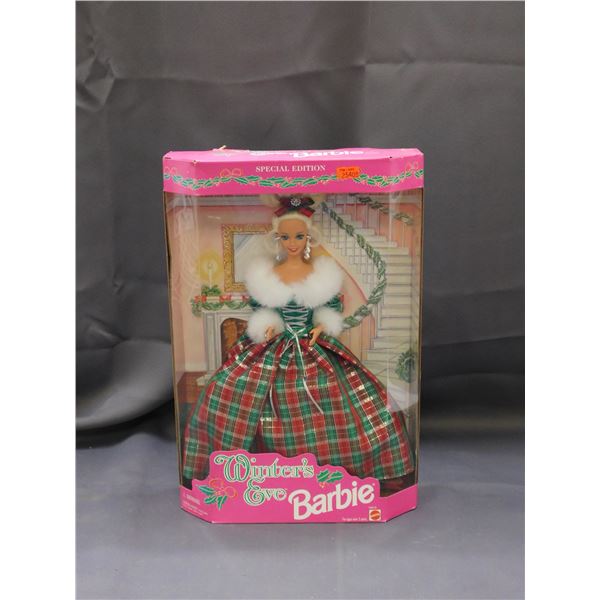 Poupée Barbie Winter's Eve 1994 - Édition Limitée, NRFB, Avec Accessoires, Mattel