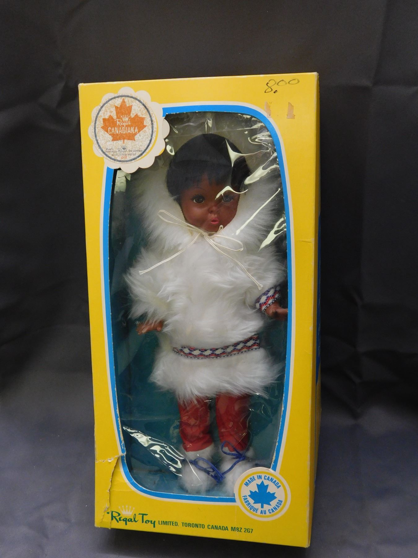 Royal Canadiana Regal Toy Limited Inuit Doll w box