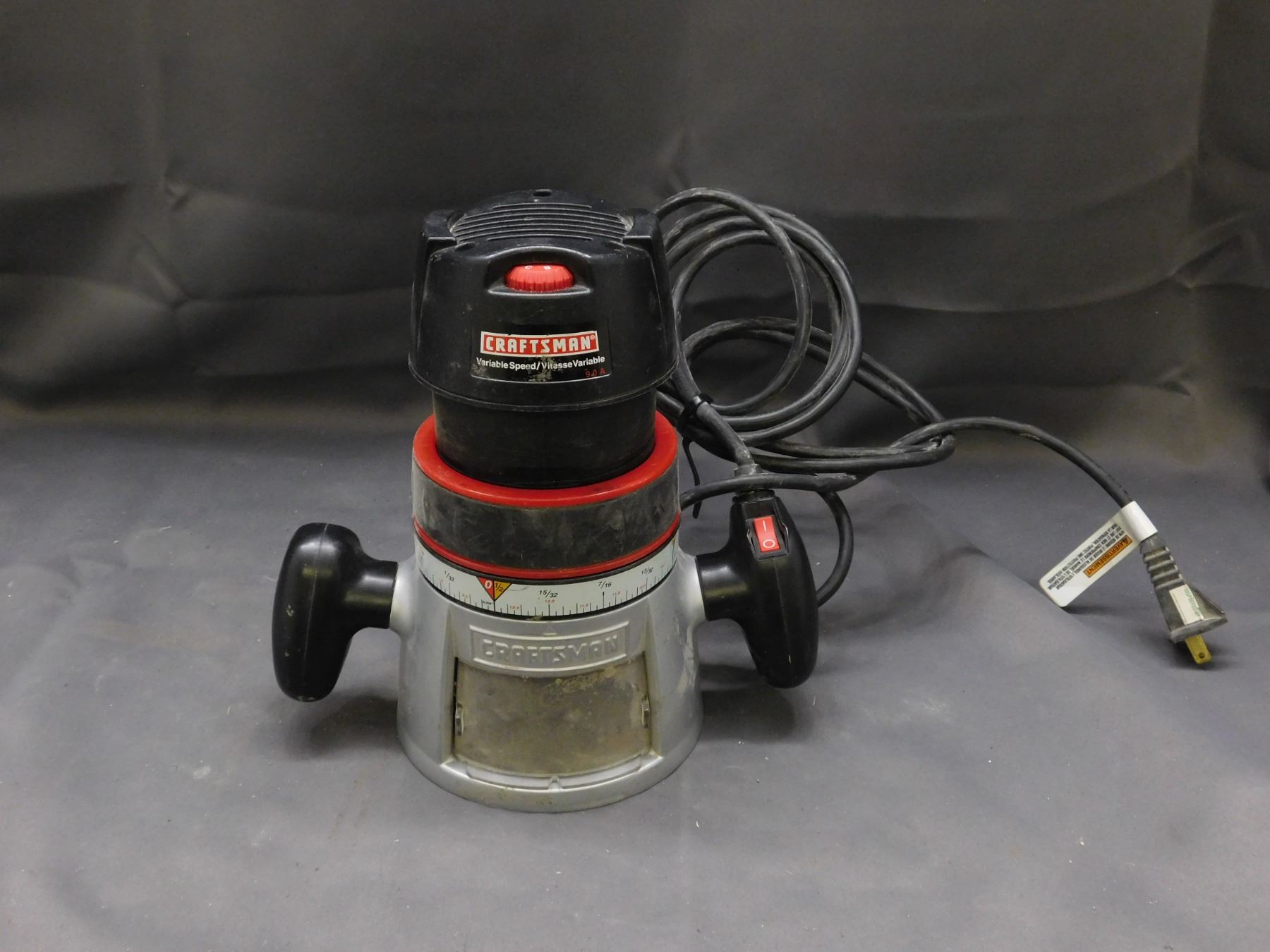 Craftsman Router 15,000-25,000 RPM