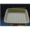 Image 3 : The Pampered Chef Small Ridged Baker Stoneware w Box