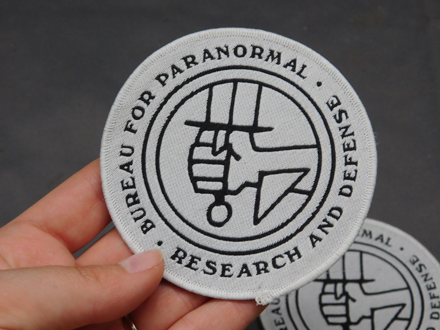Hellboy Patch Bureau for Paranormal Research and Defense Patches Hellboy Promo