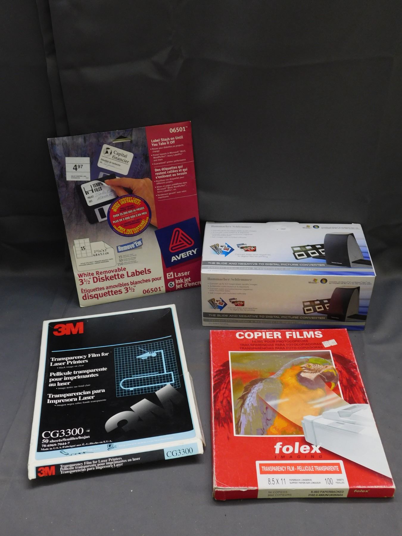 4pcs Film Slide & Negative to Digital Converter, Copier Film, 3M ...