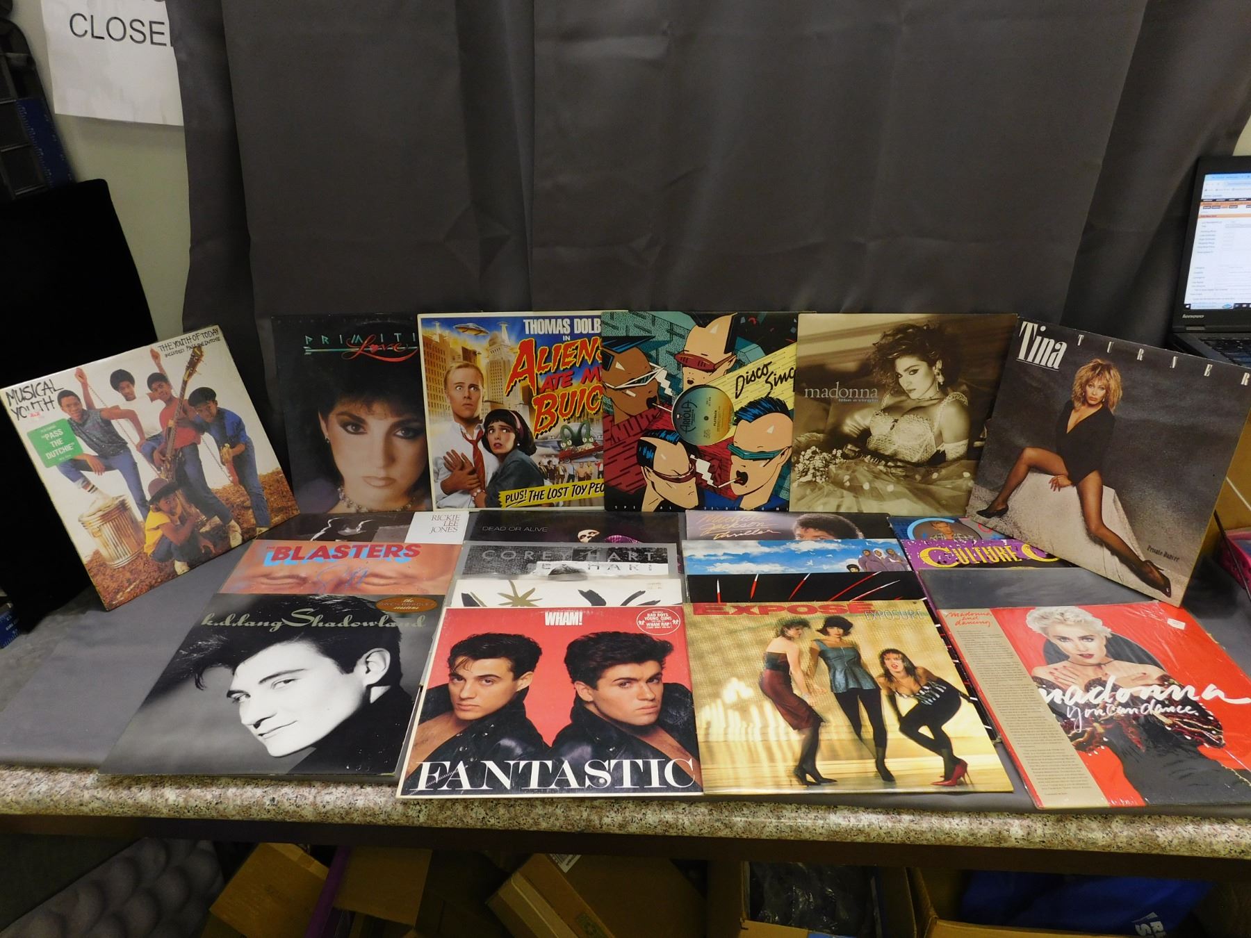Lot of Assorted Vinyl Records LPs 80s Pop