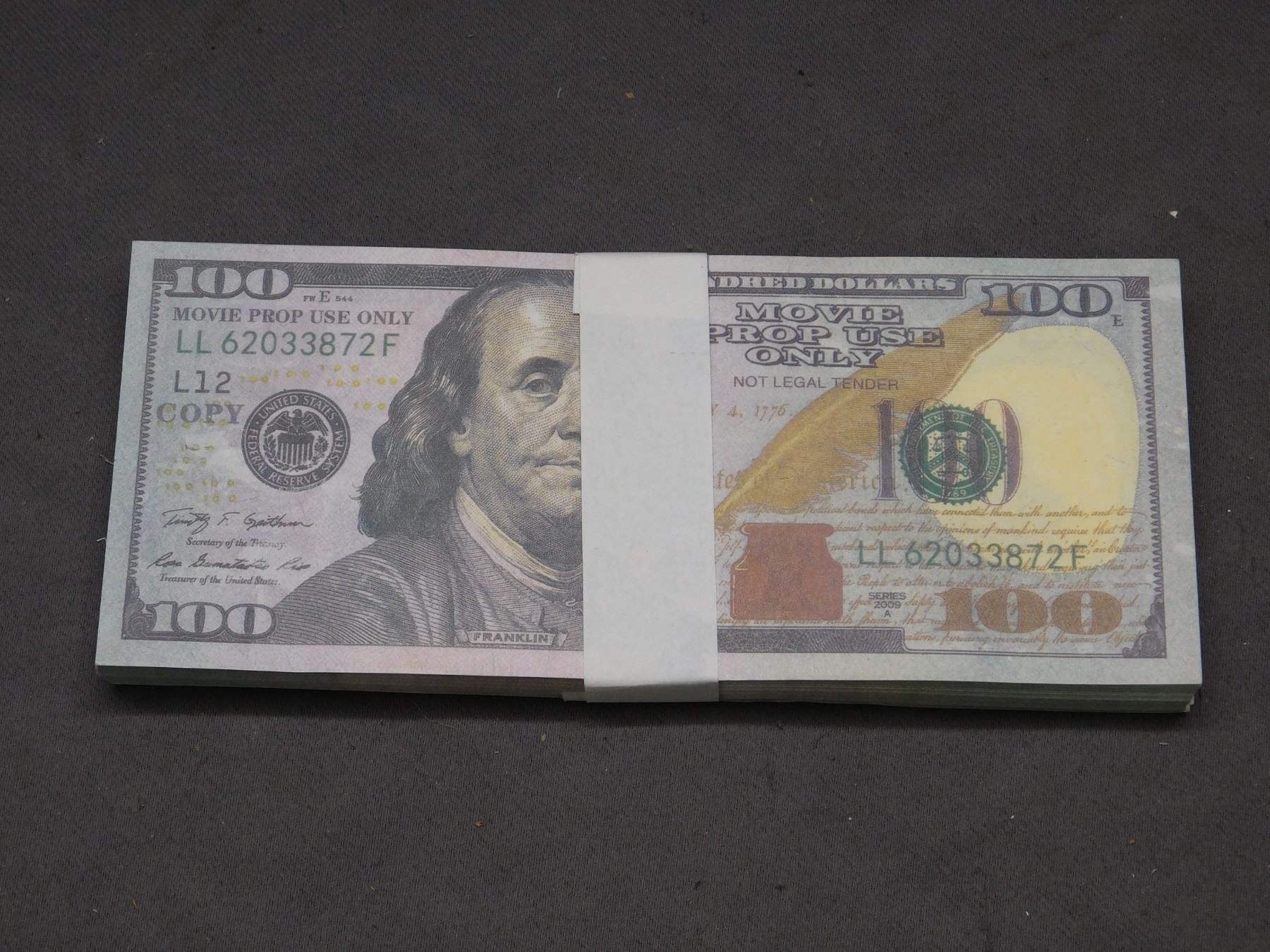 100 Count US USA $100 Movie Props (movie use only) Bank Notes Money, Bills