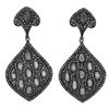 Image 1 : 3.98 ctw Diamond Dangle Earrings
