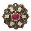 Image 1 : 1.95 ctw Ruby and 0.71 ctw Diamond Ring