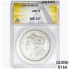1887 Morgan Silver Dollar ANACS MS63